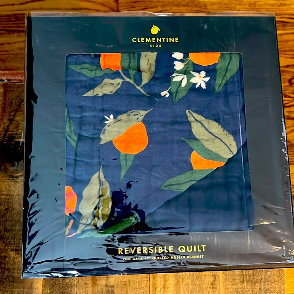 Brand New- Clementine Kids Reversible Quilt